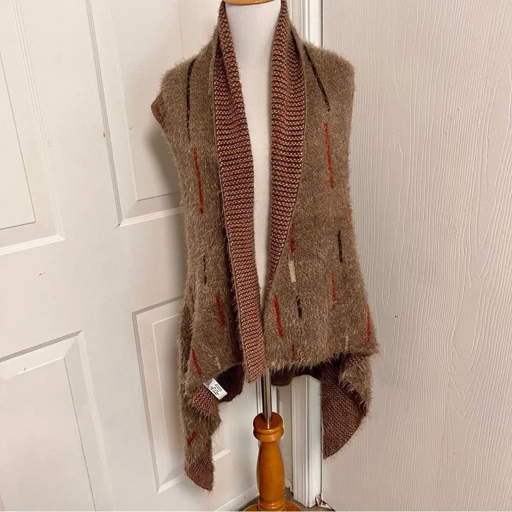 Sleeveless Cardigan Sweater A2*